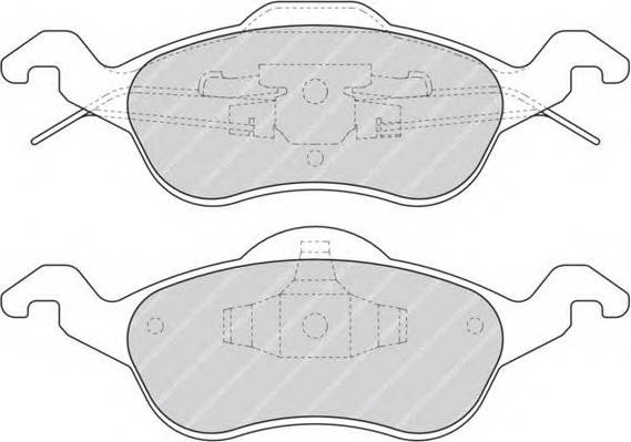 FERODO FDB1318 Комплект тормозных колодок... FERODO FDB1318 Комплект тормозных колодок...
