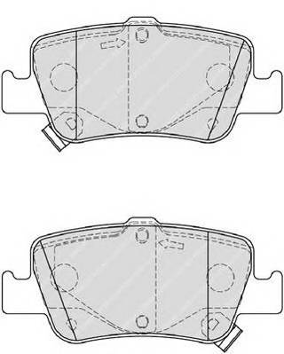 FERODO FDB4048 Комплект тормозных колодок