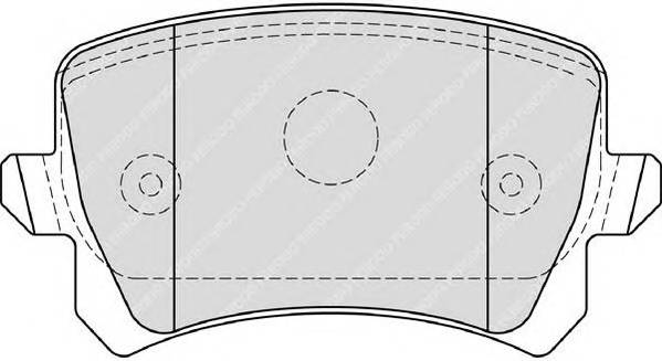 FERODO FDB4192 Комплект тормозных колодок