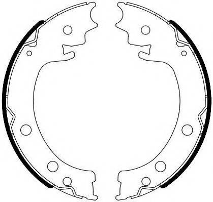FERODO FSB4116 Комплект гальмівних колодо... FERODO FSB4116 Комплект гальмівних колодо...