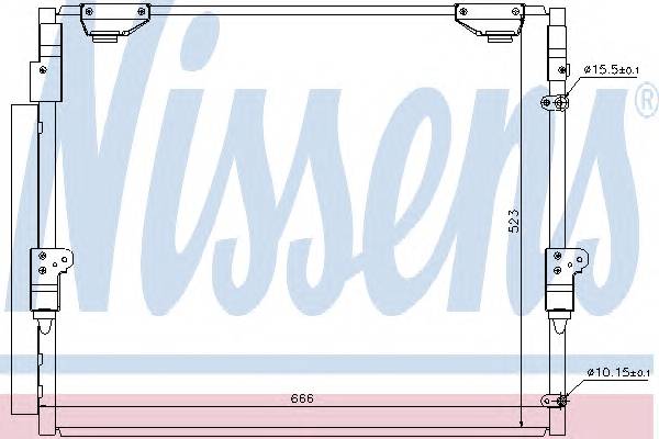 NISSENS 940304 Конденсатор, кондиционер