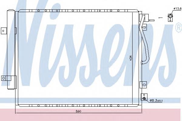 NISSENS 940436 Конденсатор, кондиционер