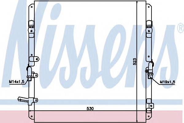 NISSENS 94053 Конденсатор, кондиціонер NISSENS 94053 Конденсатор, кондиціонер