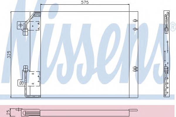 NISSENS 94114 Конденсатор, кондиционер NISSENS 94114 Конденсатор, кондиционер