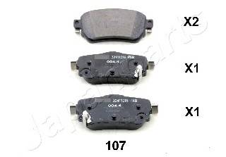 JAPANPARTS pp107af KLOCKI HAM. NISSAN T. QASHQAI 1,5-1,6 DCI 13- JAPANPARTS pp107af KLOCKI HAM. NISSAN T. QASHQAI 1,5-1,6 DCI 13-