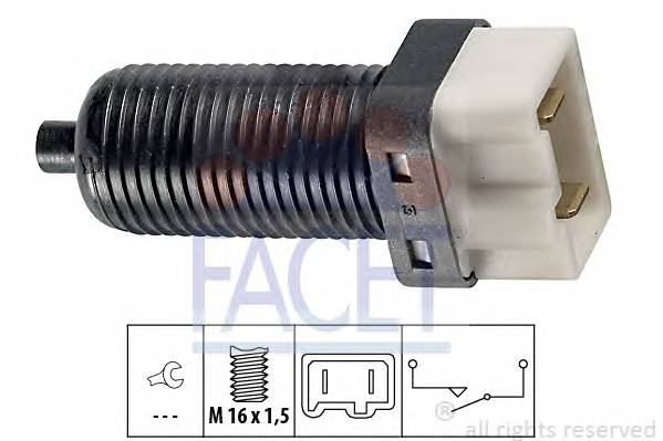 FACET 7.1072 Выключатель фонаря сигнала...