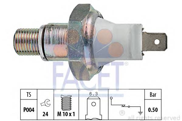FACET 7.0119 Датчик давления масла FACET 7.0119 Датчик давления масла
