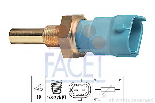 FACET 7.3263 Датчик, температура масла; ... FACET 7.3263 Датчик, температура масла; ...
