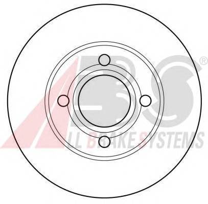 A.B.S. 15746 Гальмівний диск