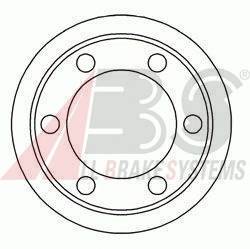 A.B.S. 2406-S Тормозной барабан