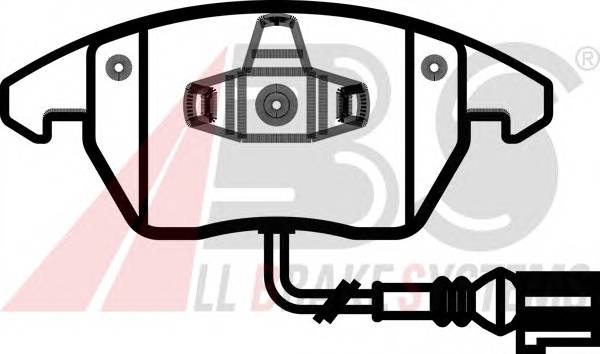 A.B.S. 37414 Комплект тормозных колодок