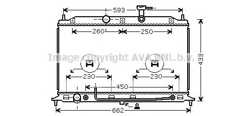AVA QUALITY COOLING KA2078 Радиатор, охлаждение двига