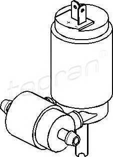 TOPRAN 103 443 Водяной насос, система очис