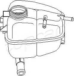 TOPRAN 205 699 Компенсационный бак, охлаж