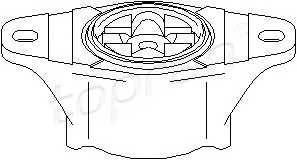 TOPRAN 302 355 Опора стойки амортизатора