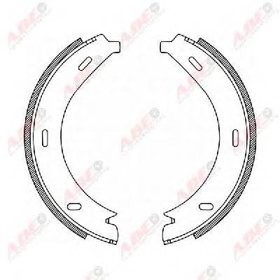 ABE CRM005ABE Комплект тормозных колодок... ABE CRM005ABE Комплект тормозных колодок...