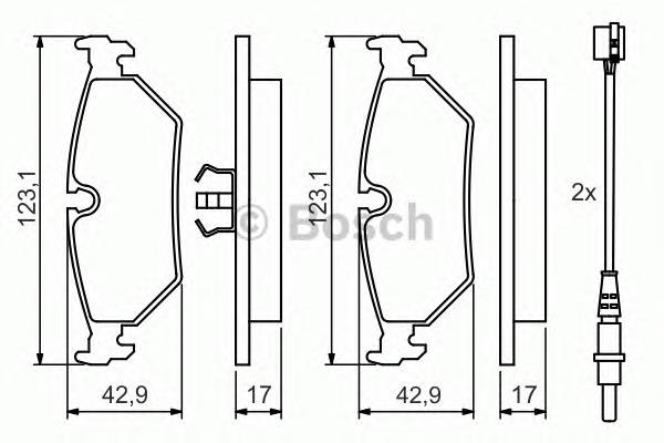 BOSCH 0 986 424 027 Комплект тормозных колодок... BOSCH 0 986 424 027 Комплект тормозных колодок...