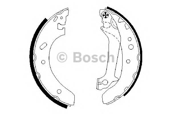 BOSCH 0 986 487 674 Комплект тормозных колодок