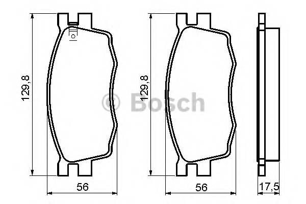 BOSCH 0 986 494 139 Комплект тормозных колодок... BOSCH 0 986 494 139 Комплект тормозных колодок...