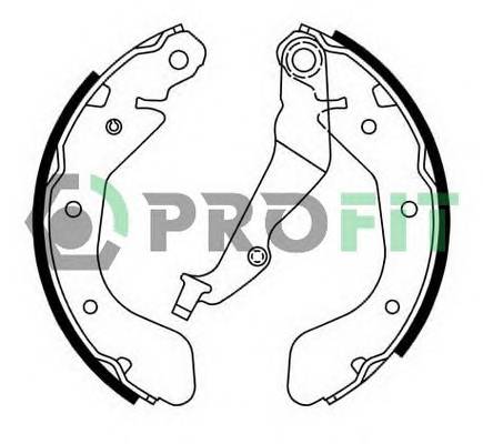 PROFIT 5001-0750 Колодки гальмівні барабанн... PROFIT 5001-0750 Колодки гальмівні барабанн...