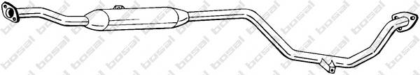 BOSAL 285-275 Середній глушник вихлопних... BOSAL 285-275 Середній глушник вихлопних...