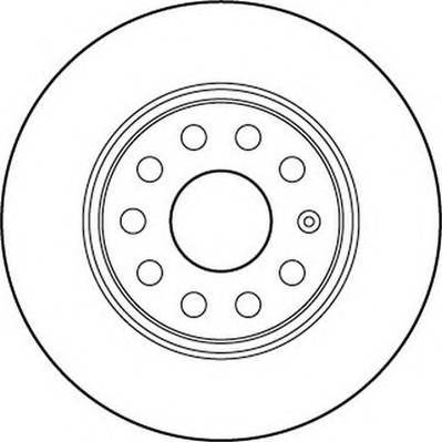 JURID 562237JC Тормозной диск