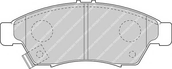 FERODO FDB1533 Комплект тормозных колодок... FERODO FDB1533 Комплект тормозных колодок...