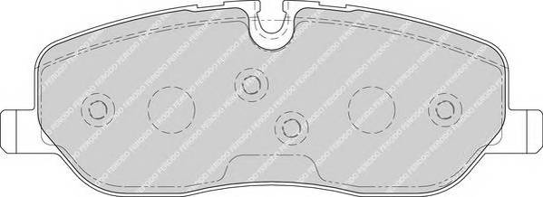 FERODO FDB1615 Комплект тормозных колодок