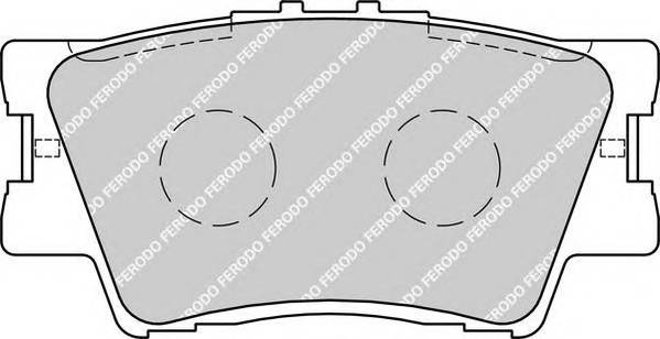 FERODO FDB1892 Комплект гальмівних колодо... FERODO FDB1892 Комплект гальмівних колодо...
