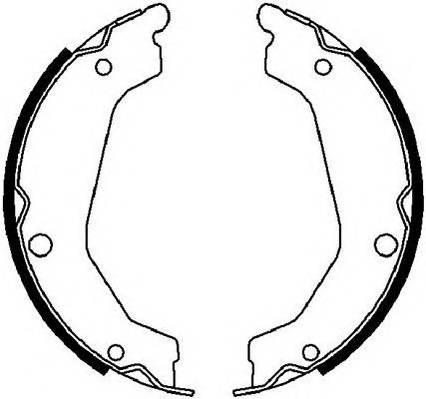 FERODO FSB4020 Комплект гальмівних колодо...