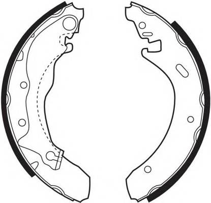 FERODO FSB422 Комплект гальмівних колодо...