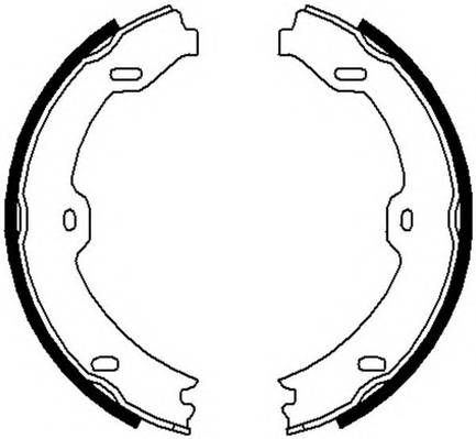 FERODO FSB669 Комплект гальмівних колодо...