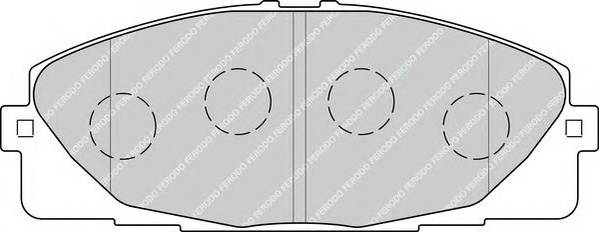 FERODO FVR4327 Комплект тормозных колодок