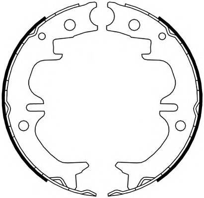FERODO FSB4069 Комплект гальмівних колодо...