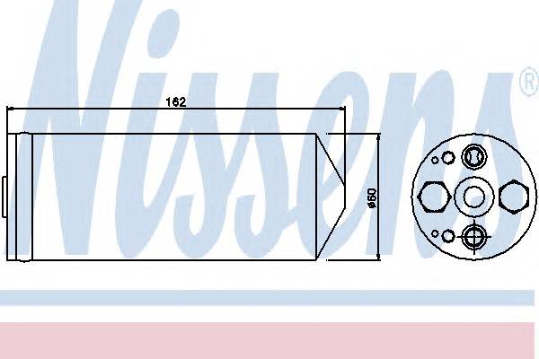 NISSENS 95345 Осушитель, кондиционер
