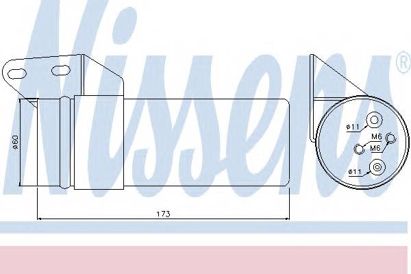 NISSENS 95476 Осушитель, кондиционер