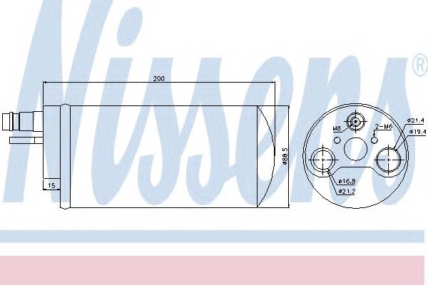 NISSENS 95494 Осушитель, кондиционер