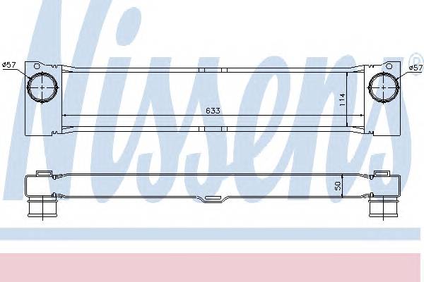 NISSENS 96730 Интеркулер