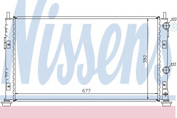 NISSENS 61003 Радиатор, охлаждение двига... NISSENS 61003 Радиатор, охлаждение двига...