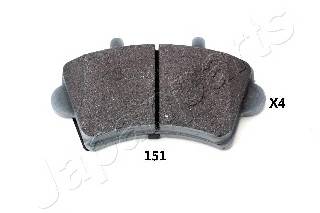 JAPANPARTS PA-151AF Комплект тормозных колодок... JAPANPARTS PA-151AF Комплект тормозных колодок...