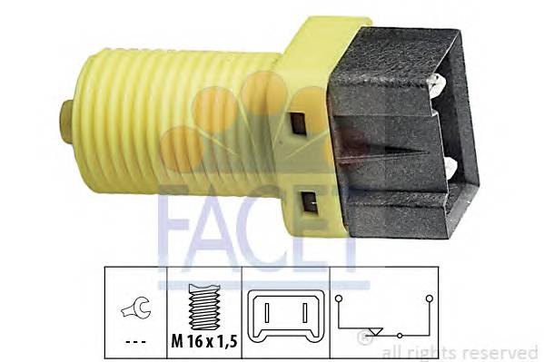 FACET 7.1133 Выключатель фонаря сигнала...