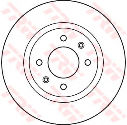 TRW DF6116 Тормозной диск