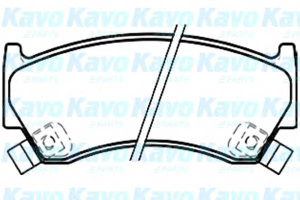 KAVO PARTS BP-6565 Комплект тормозных колодок
