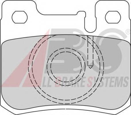A.B.S. 36498/2 Комплект тормозных колодок...