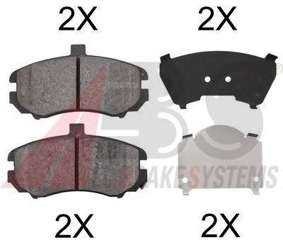 A.B.S. 37524 Комплект тормозных колодок