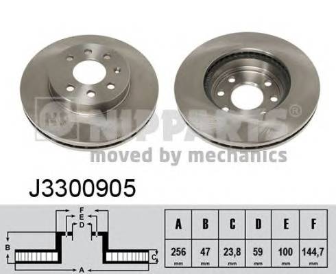 NIPPARTS J3300905 Тормозной диск NIPPARTS J3300905 Тормозной диск