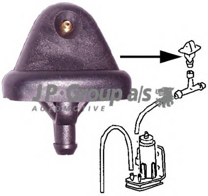 JP GROUP 1198700100 Распылитель воды для чистк