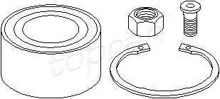 TOPRAN 104 082 Комплект подшипника ступиц