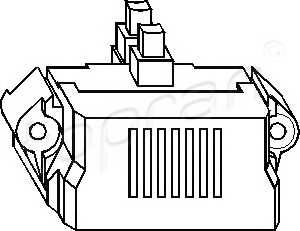 TOPRAN 107 390 Регулятор генератора