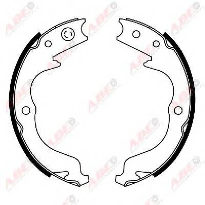 ABE C07013ABE Комплект тормозных колодок